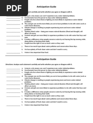 Anticipation Guide