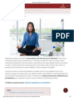 Tecnicas de meditacion