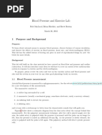 Blood Pressure and Exercise Lab