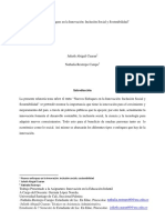 Relatoría Nuevos Enfoques en La Innovacion Inclusion Social y Sostenibilidad