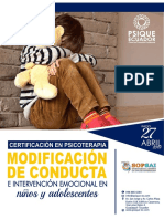 Brochure Informativo Mod. Conducta - Psique