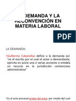 La Demanda y La Reconvención Laboral en Guatemala