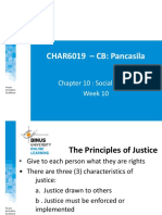 CHAR6019 - CB: Pancasila: Chapter 10: Social Justice Week 10