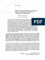 EMG Biofeedback and The Treatment of Tension Headaches A Systematic Analysis of Treatment Components