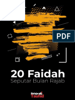 20 Faidah Seputar Bulan Rajab PDF
