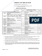 BA PU Date Sheet 2019