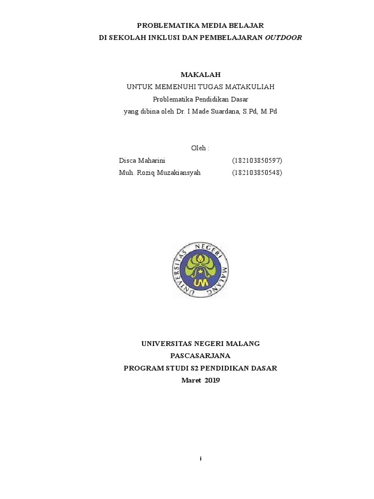 Media Pembelajaran di Sekolah Inklusi | PDF