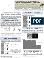 Synthesis and Characterization of Crystalline Iron Nanocubes from Zerovalent Iron Complexes