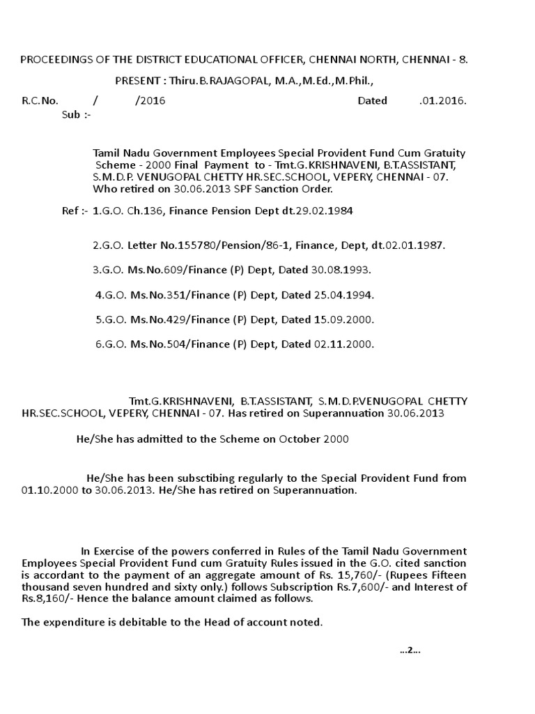 SPF 2000 Bill Forms | Download Free PDF | Rupee | Pension