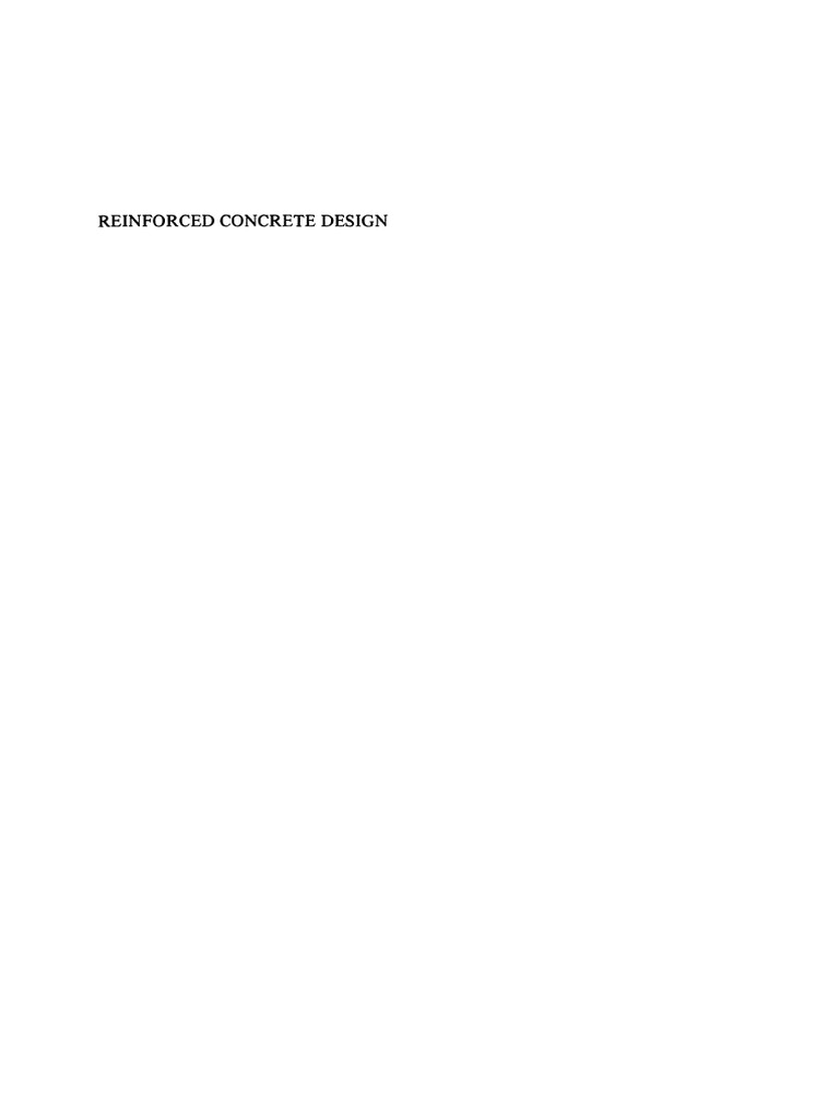 Reinforced Concrete Design | PDF | Beam (Structure) | Bending