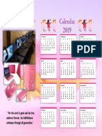 Calijan Computer Shop: Calendar 2019