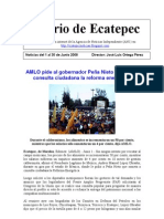 Diario de Ecatepec Noticias Del 1 Al 30 de Junio