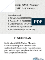 NMR]Spektroskopi NMR (Nuclear Magnetic Resonance