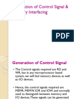 04 - Generation of Control Signals & Address Decoding