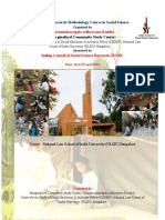 Brochure Research Methodology - Course Application Tsak Nlsiu.