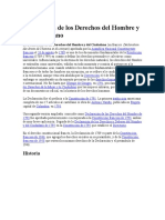 Declaración de Los Derechos Del Hombre y Del Ciudadano