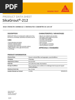 Sikagrout®-212: Product Data Sheet