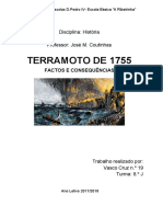 Terramoto 1755 Lisboa factos consequências