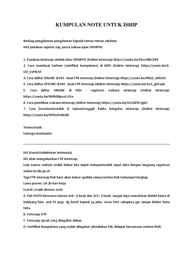 Bagi '25388 - Kumpulan Note Untuk Iship - Docx' | PDF