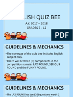 JSH Quiz Bee