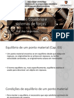 Aula 03 - Revisão Equilíbrio de Um Ponto Material