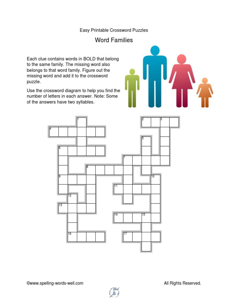 Beginning Crossword Puzzle Animals Crossword Leisure