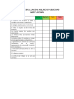 Rúbrica de Evaluacion - Anuncio PDF