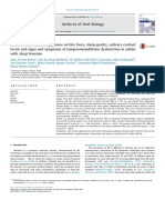 Effect of Interocclusal Appliance On Bite Force, Sleep Quality, Salivary Cortisol Levels and Signs and Symptoms of Temporomandibular Dysfunction in Adults With Sleep Bruxism