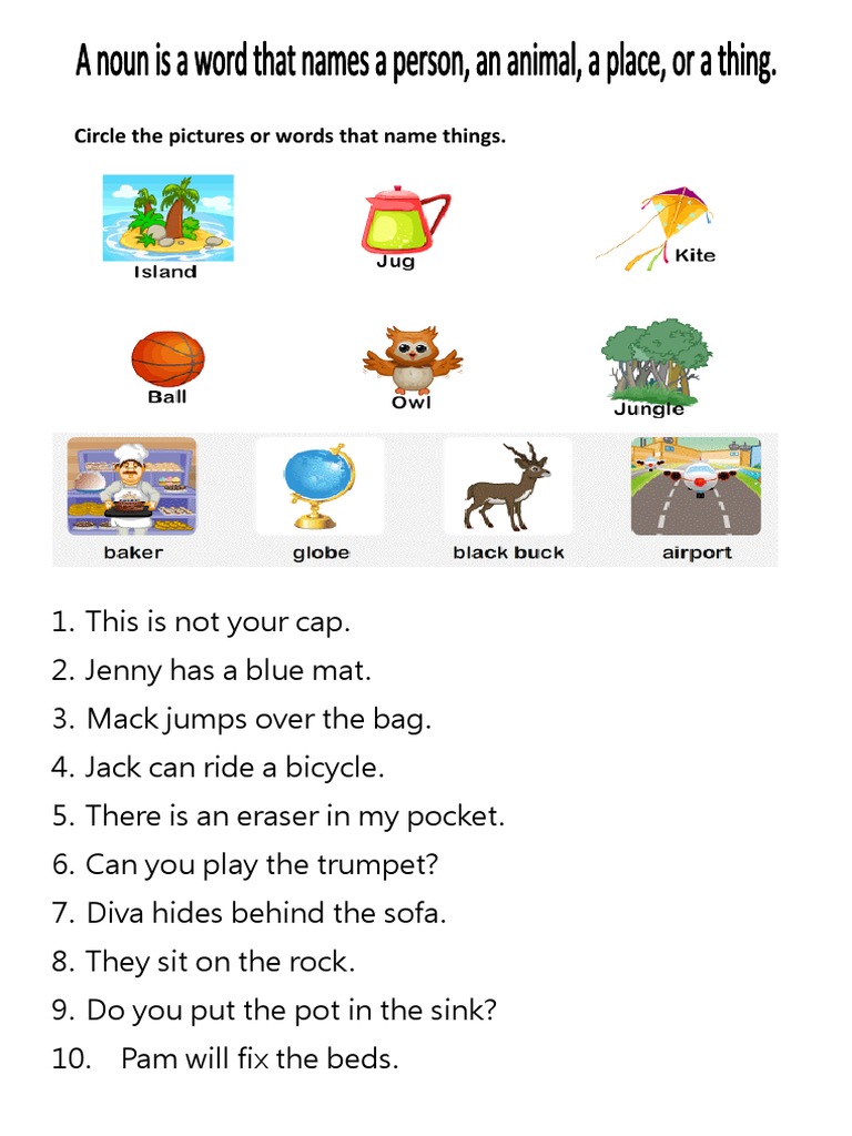 Nouns That Name Things 02 | PDF | Home & Garden