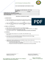 OJT Monitoring Form