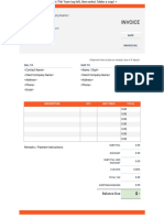 Invoice Template Doc Top