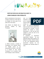 Heritage Info Sheet 23 John Charles Von Stieglitz