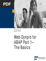 WebDynPro ABAP BASICS Part 1