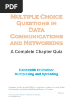 A Complete Chapter Quiz: Bandwidth Utilization: Multiplexing and Spreading