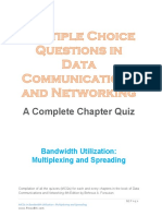 A Complete Chapter Quiz: Bandwidth Utilization: Multiplexing and Spreading