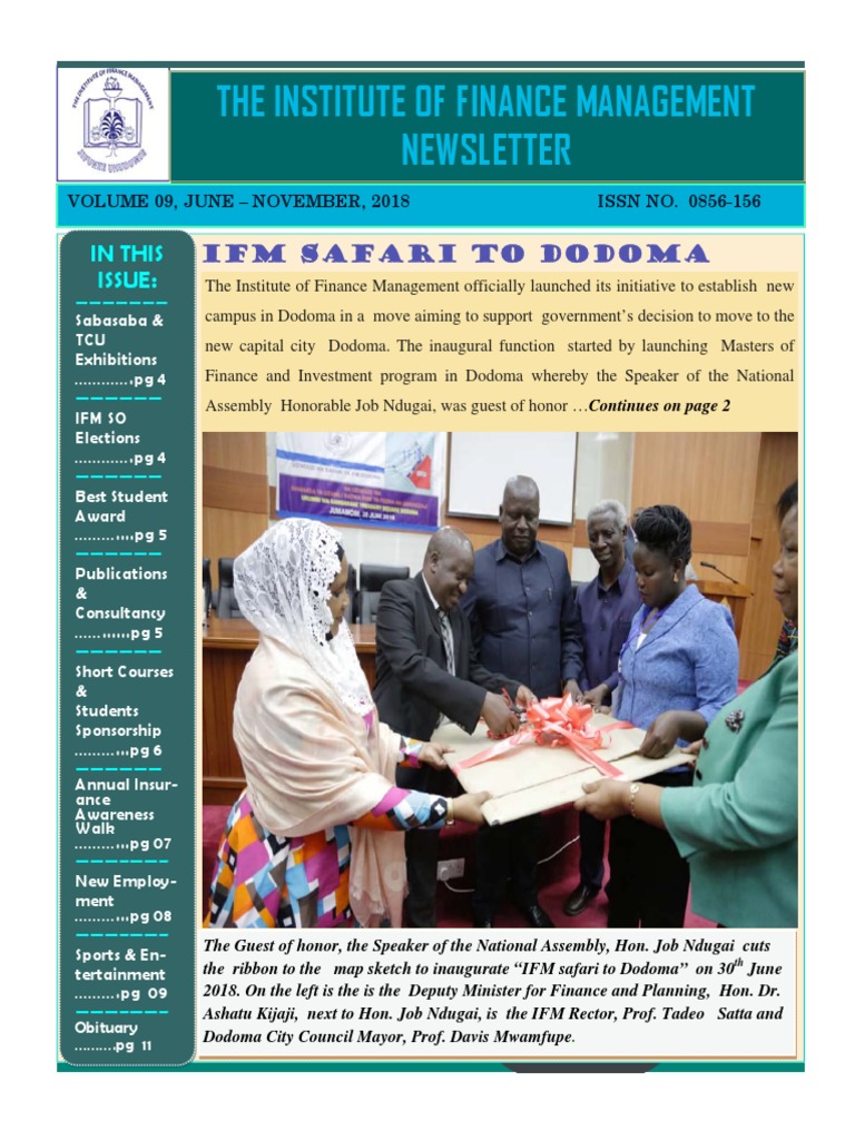 Revised - June - November IFM - NEWSLETTER - 2018 | PDF | Insurance ...