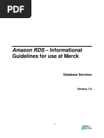 Amazon RDS Informational Guide