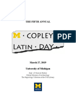 Updated 2 20 Copley Latin Day Preliminary Program 2019 With Descriptions