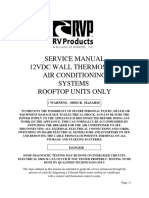 12VDC Wall Thermostat Service Manual