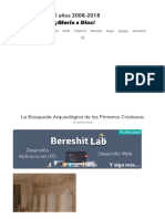 La Búsqueda Arqueológica de Los Primeros Cristianos
