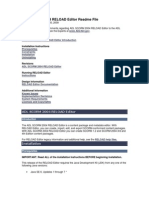 ADL SCORM 2004 RELOAD Editor Version 1.1 Readme File