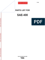 Index of Sub Assemblies Parts List