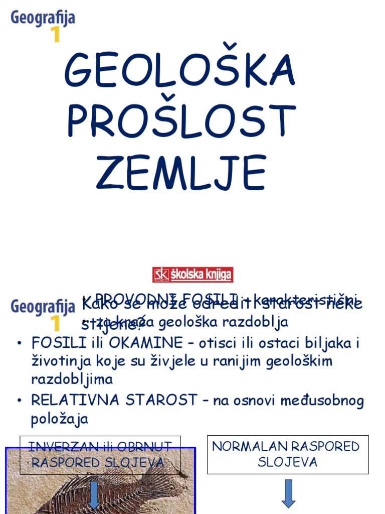 Geološka Prošlost Zemlje | PDF