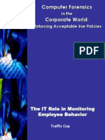 Computer Forensics Corporate World:: in The Enforcing Acceptable Use Policies