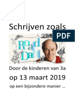 Schrijven Zoals Roald Dahl