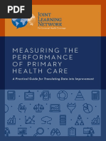 Measuring The Performance of Primary Health Care: A Practical Guide For Translating Data Into Improvement