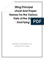 Fitting/Principal Structural and Proper Names For The Various Parts of The Ship Knot Tying