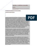 Conflictos de Pareja y Conflictos Sexuales