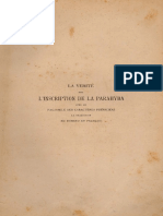O Lettre A Monsieur Ernest Renan A Propos de L'inscription Phénicienne