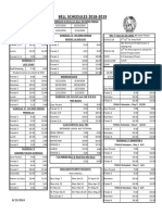 Bell Schedule